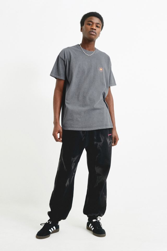 UO Love Slogan Washed Black T-Shirt #2