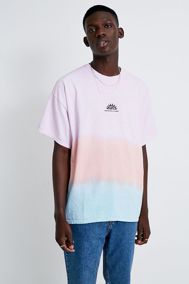 UO Multi-Dip-Dye T-Shirt | Urban Outfitters UK