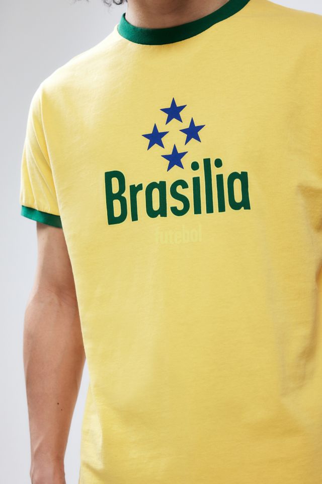 UO Gelb Brasilia Ringer T Shirt