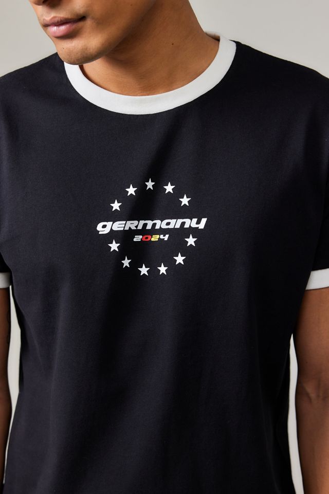 UO Black Germany Ringer T-Shirt #1