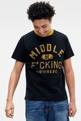 UO Black Middle Of F*cking Nowhere T-Shirt