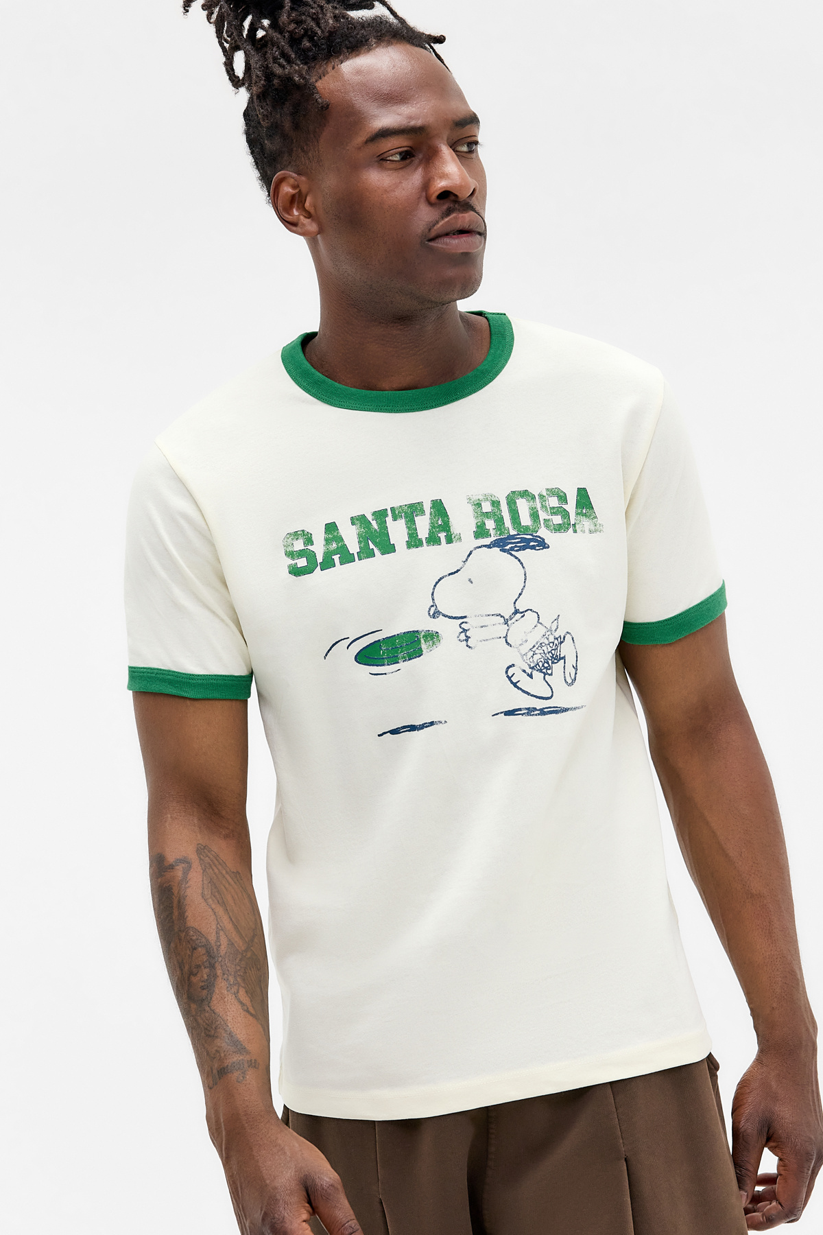 UO Snoopy Ringer T-Shirt