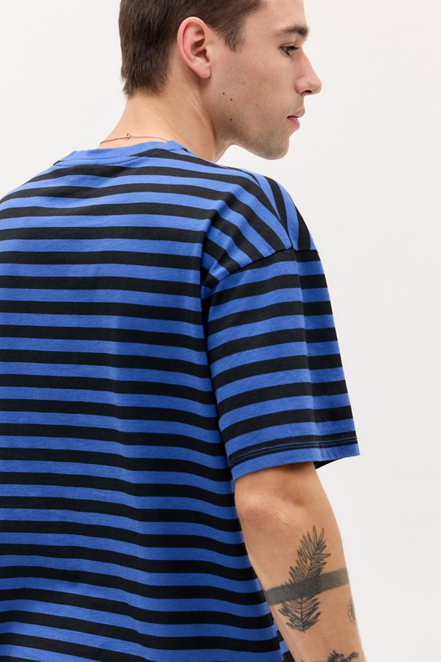 T-shirt à rayures UO bleu Koenji #3