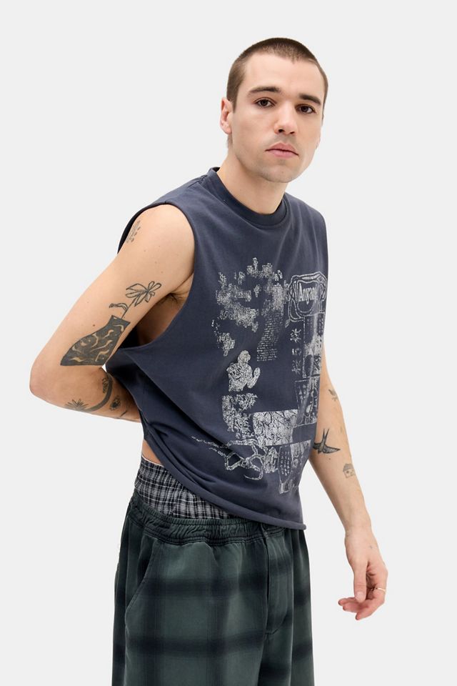UO Black Anyang Tank Top | Urban Outfitters UK