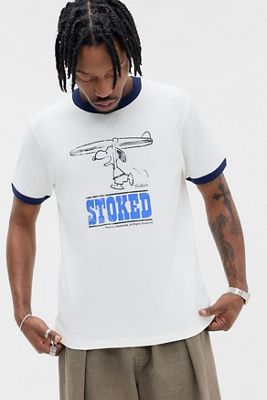 UO Snoopy Ringer T-Shirt