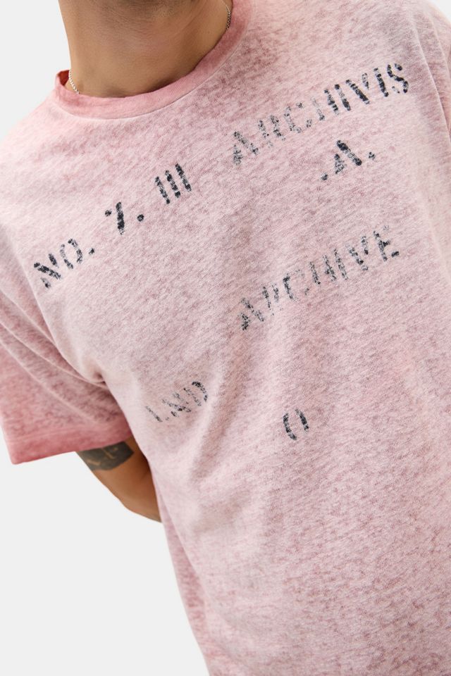Archivis Slub Short Sleeve Graphic Tee #1