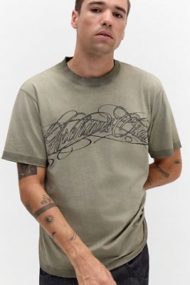 T-shirt Archivis à écriture italique Oil