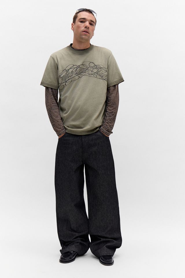 Archivis Italic Script Oil Tee #1