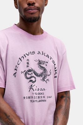 Archivis Drachen-Öl-Grafik-T-Shirt