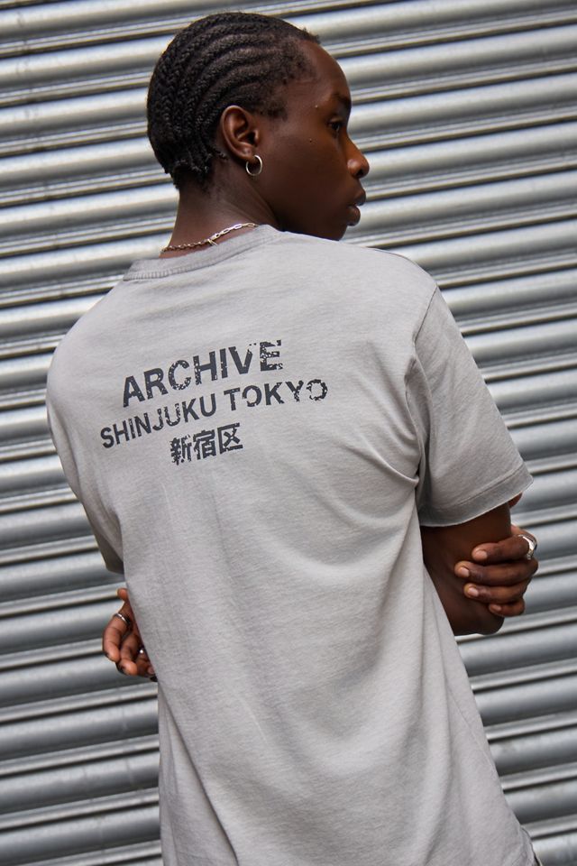T-shirt UO Archive Tokyo à manches courtes délavé à l'huile #3