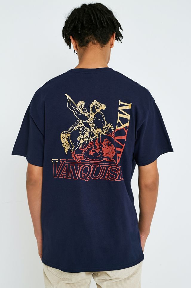 UO Navy Metallic T-Shirt #3