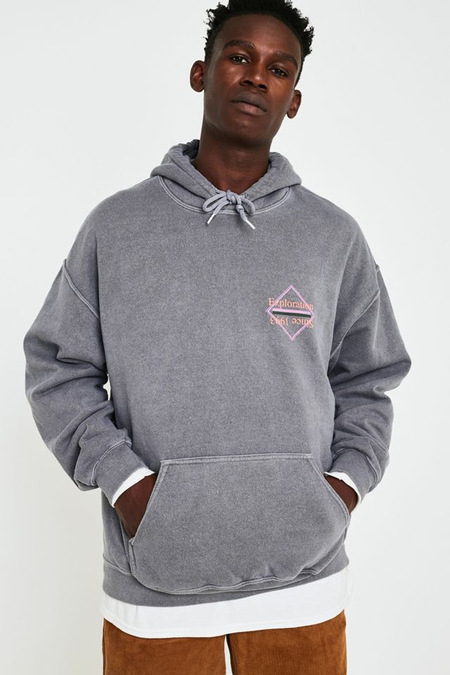 UO - Sweat à capuche Exploration gris #1
