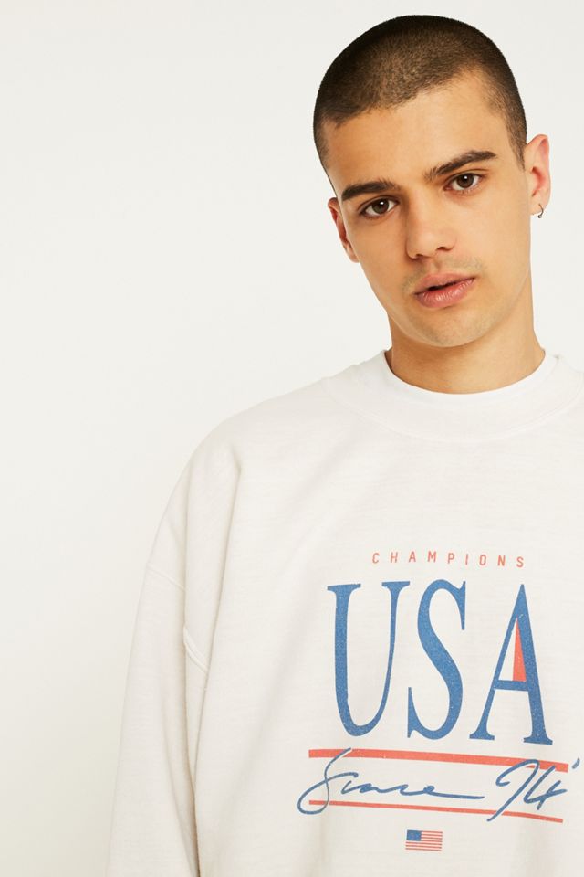 UO USA Cream Sweatshirt #1