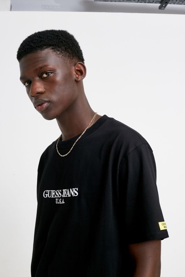 GUESS X Chinatown Market X Smiley Big Question Logo T Shirt