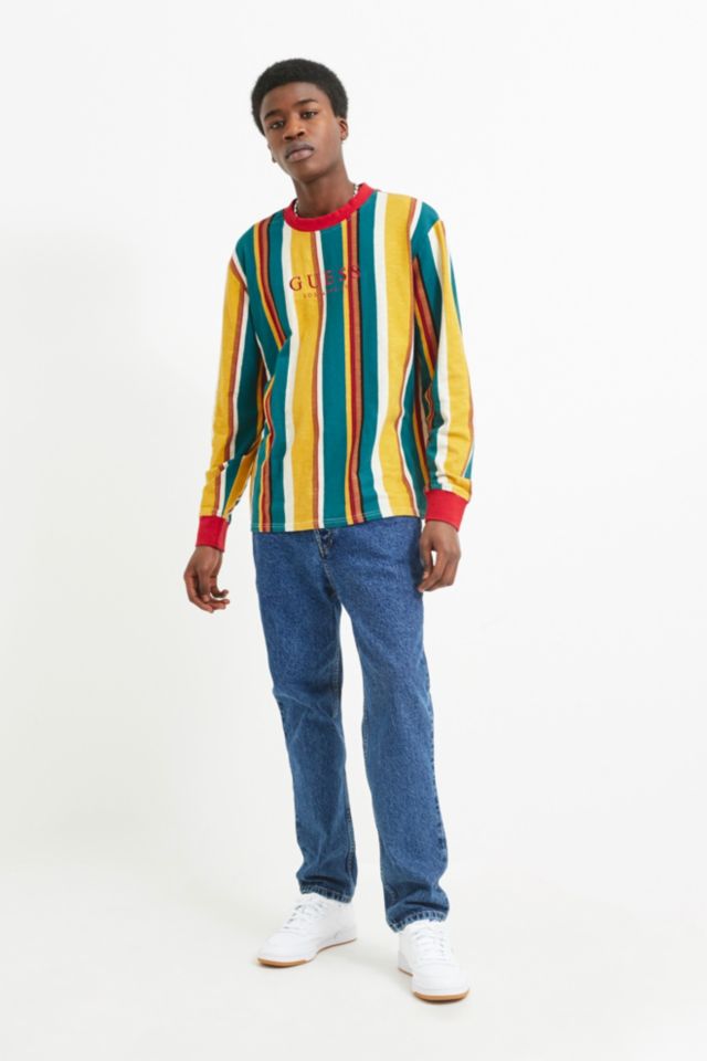 Urban outfitters guess outlet striped shirt