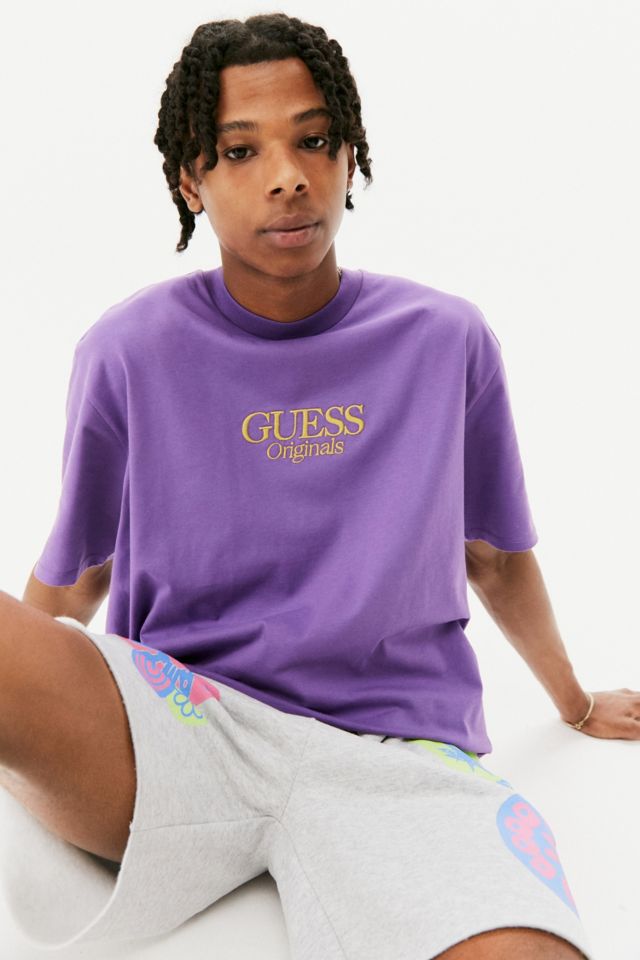 Guess shirt purple online