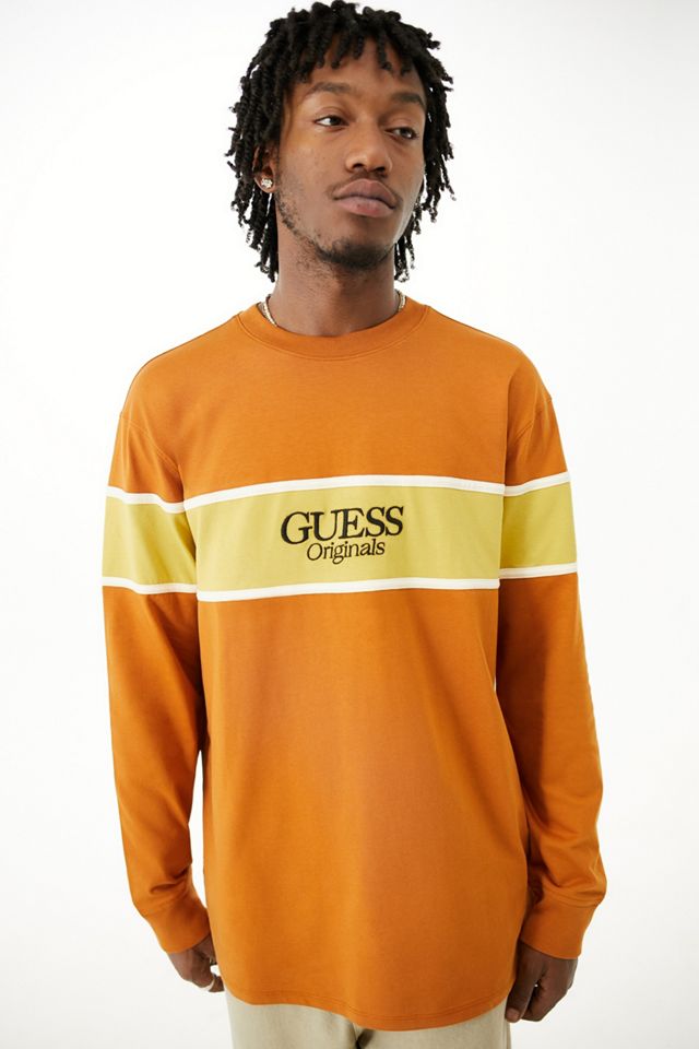 GUESS UO Exclusive Brown Long Sleeve T-shirt #2