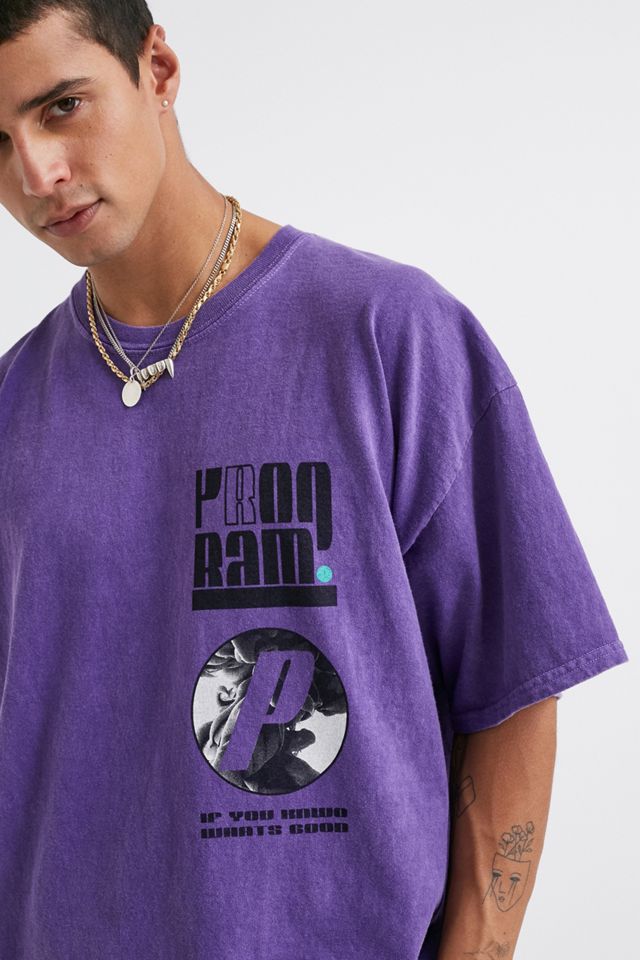 UO T-Shirt „Program“ in Lila #2