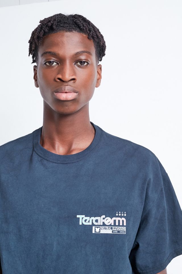 UO Teraform Washed Black T-Shirt #3