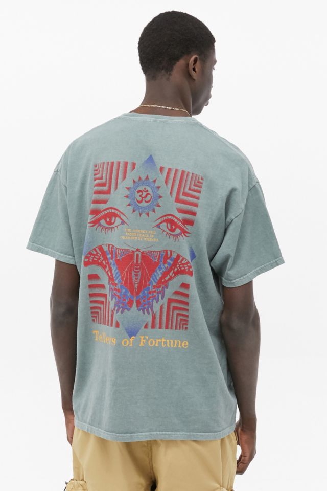 UO Fortune Green T-Shirt | Urban Outfitters UK