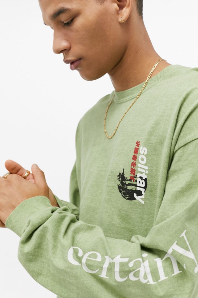 UO - T-shirt Solitaire à manches longues vert #3