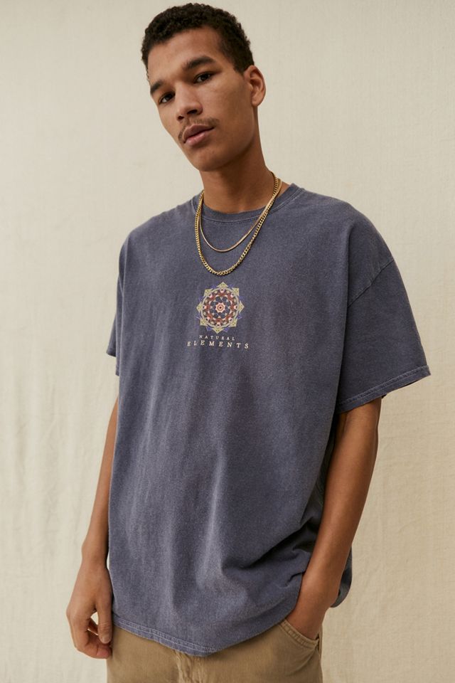 UO Blue Geometric T-Shirt  #1