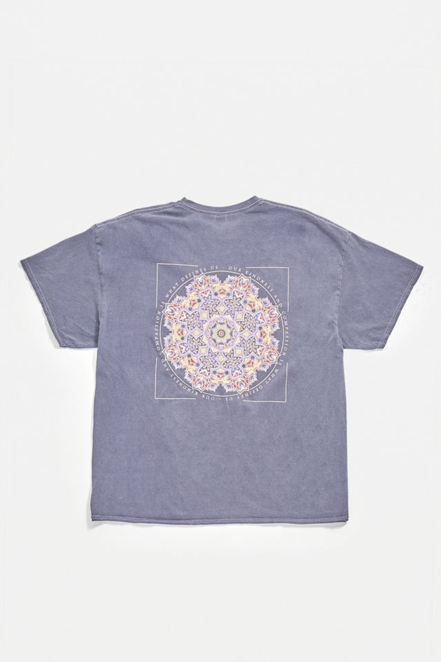 UO Blue Geometric T-Shirt  #4