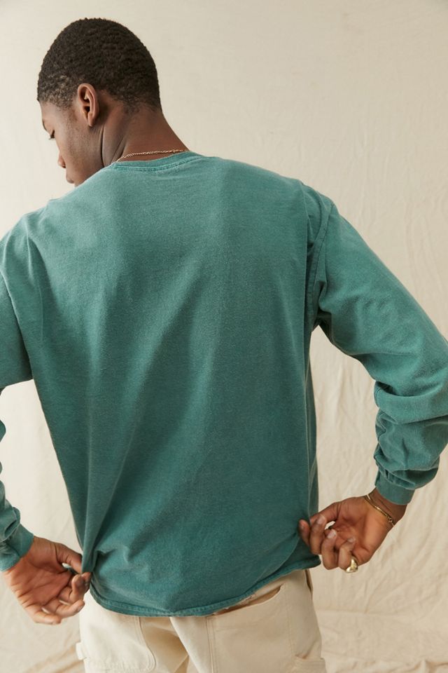 UO Green Sunday Club Long Sleeve T-Shirt #3