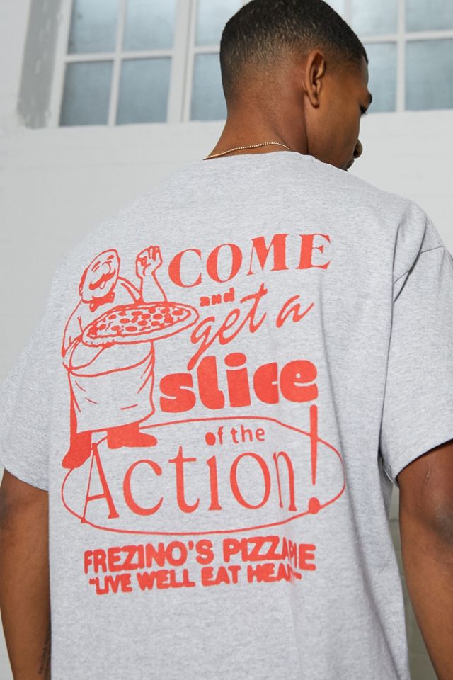 UO Grey Marl Pizza Slice T-Shirt #3