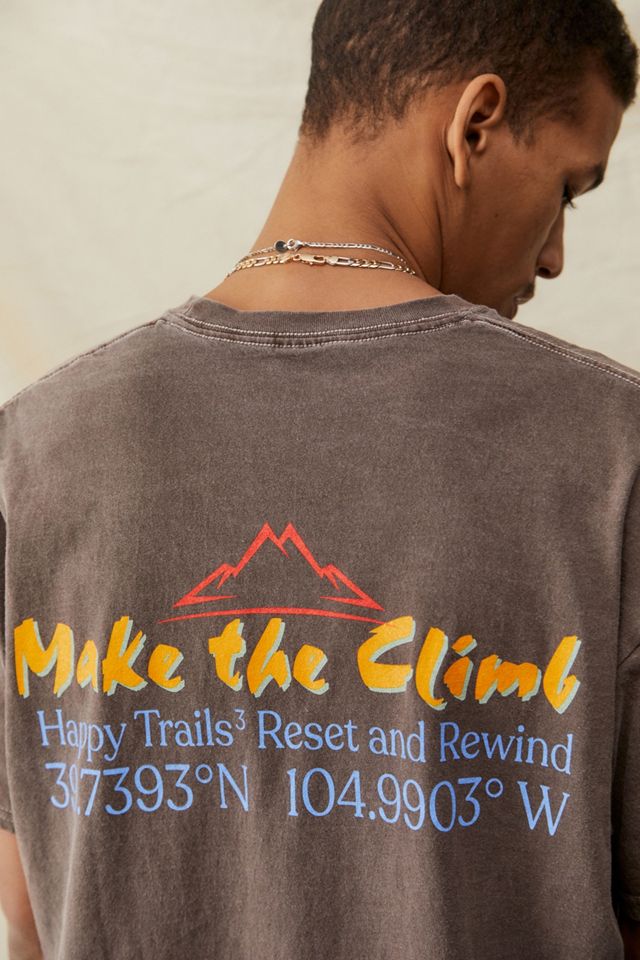 UO Brown Make The Climb Graphic T-Shirt