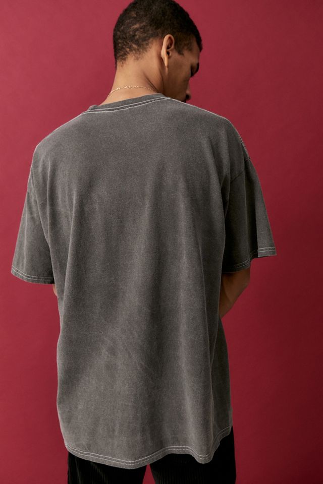 UO - T-shirt délavé Christmas Vacay noir #2
