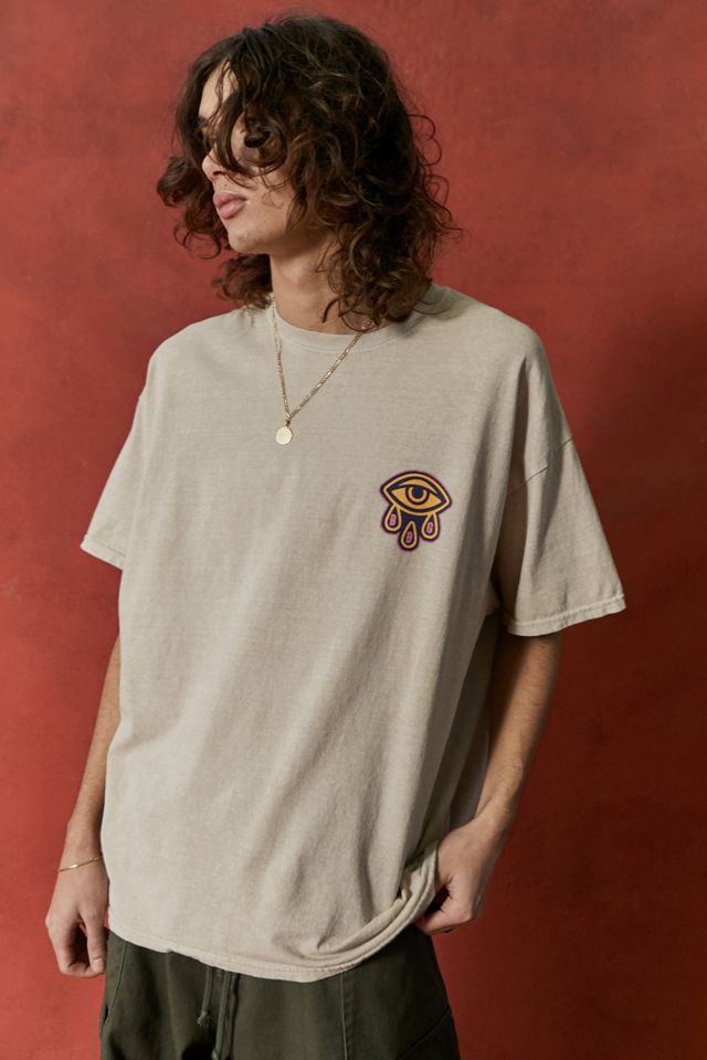 BDG Stone Puff-Print Varsity T-Shirt #3
