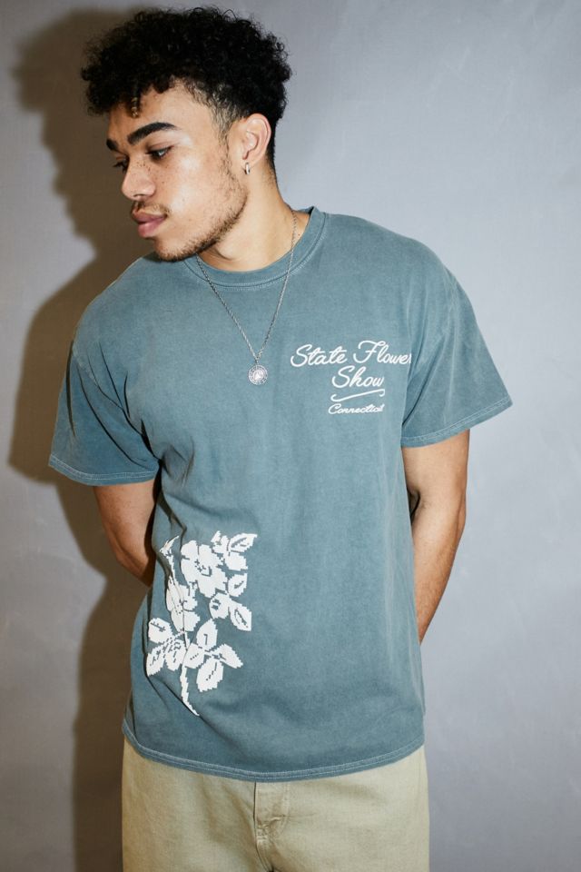 BDG Sage Flower Show T-Shirt | Urban Outfitters UK