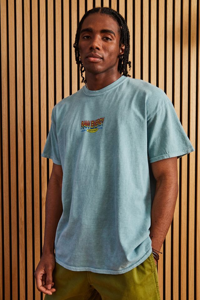 T-shirt UO Bleu Champignon Énergie Brute #1
