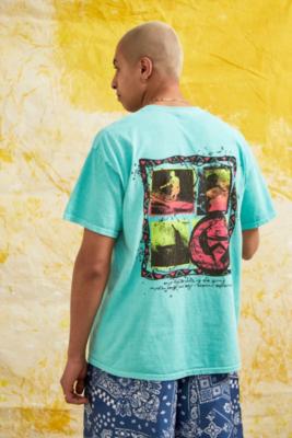 UO Turquoise Ombre Surf T-Shirt - Blue S at Urban Outfitters