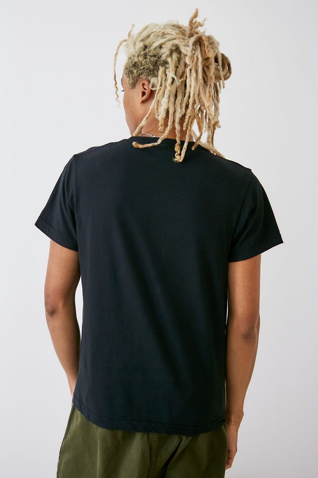 T-shirt noir UO avec dragon aérographe #2