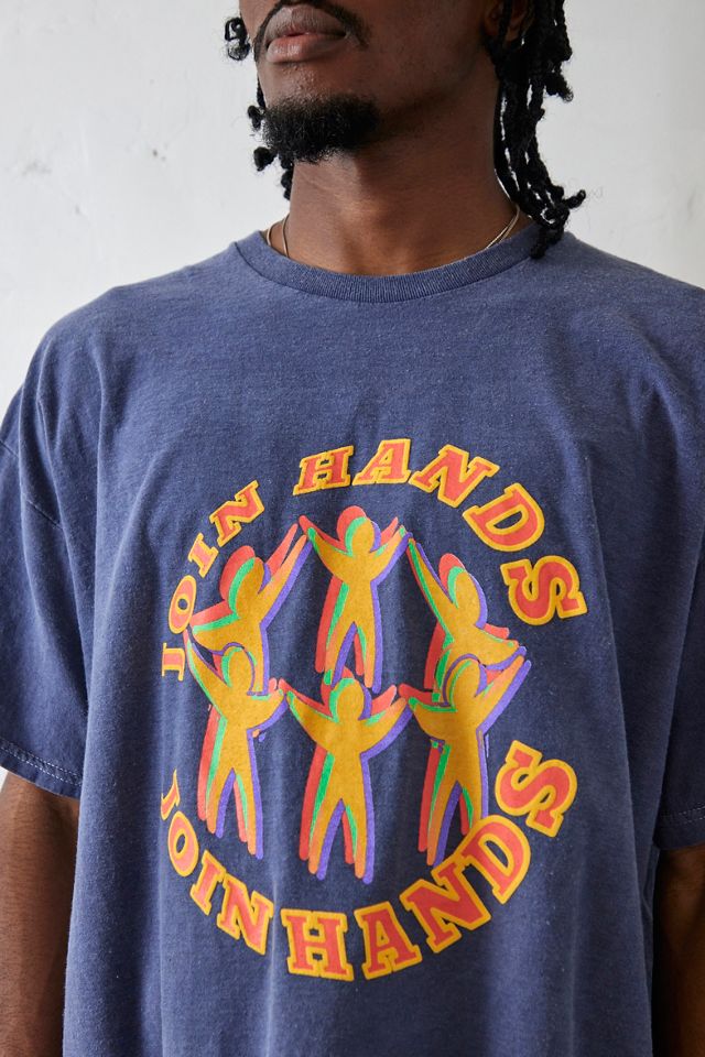 UO Navy Join Hands T-Shirt  #2