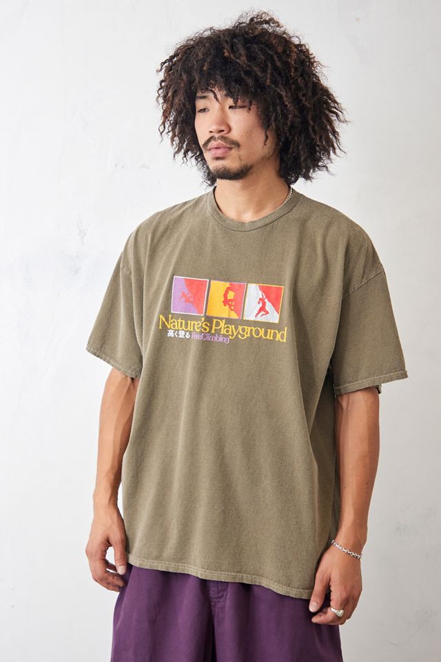 UO Khaki Free Climbing T-Shirt  #1