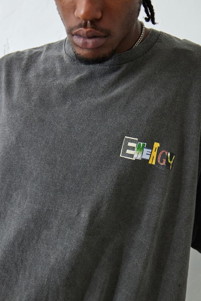 UO Negro Deja Que La Energía Fluya Camiseta #2