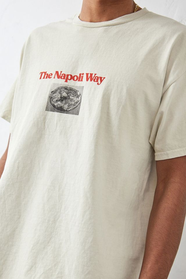 T-shirt UO Napoli blanc délavé #3
