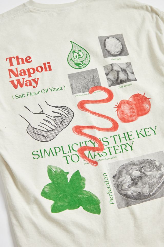 T-shirt UO Napoli blanc délavé #5