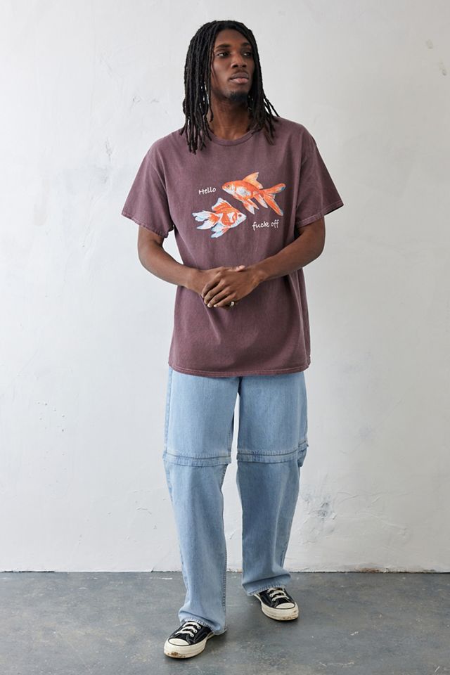 UO Brown Hello, F*ck Off T-Shirt  #4