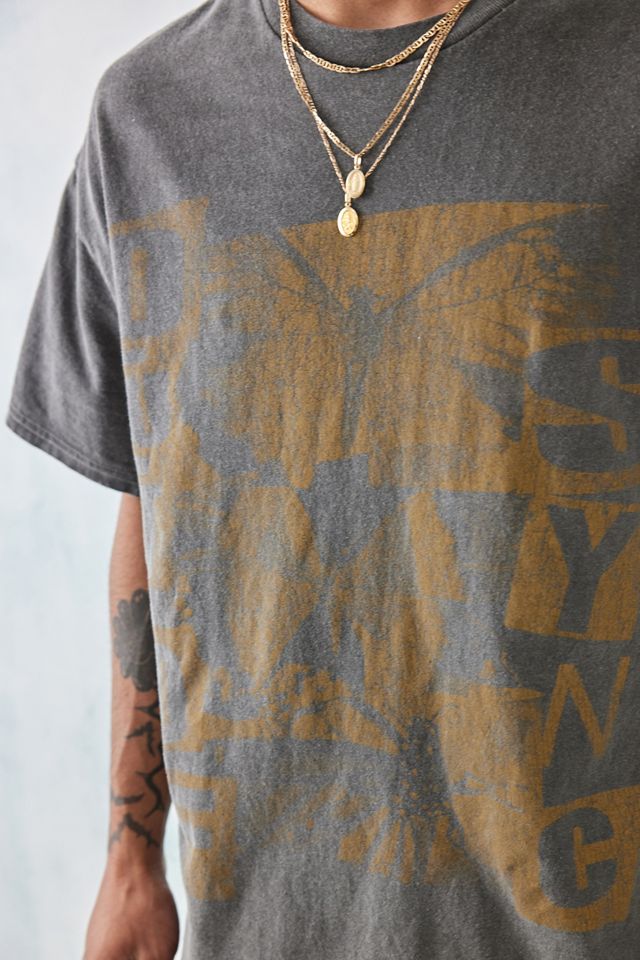 Camiseta UO Washed Black Out Of Sync #1