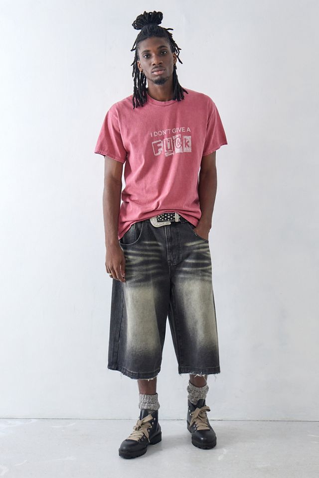 UO Red Don't Give A F*ck T-Shirt  #2