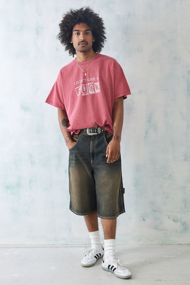 UO Red Don't Give A F*ck T-Shirt  #6
