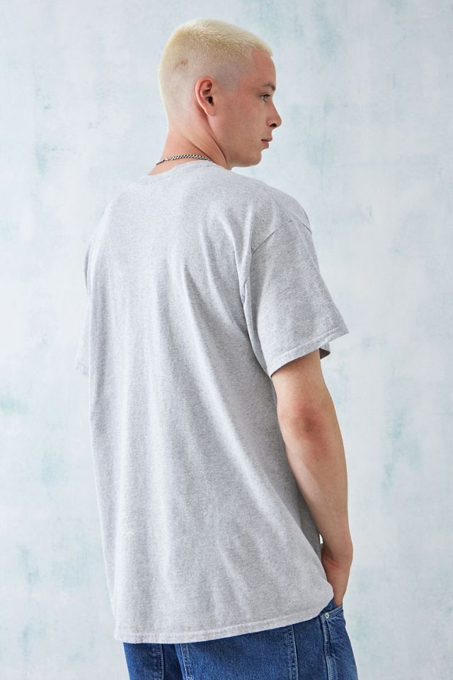 UO Grey Marl Burnt Out T-Shirt  #3