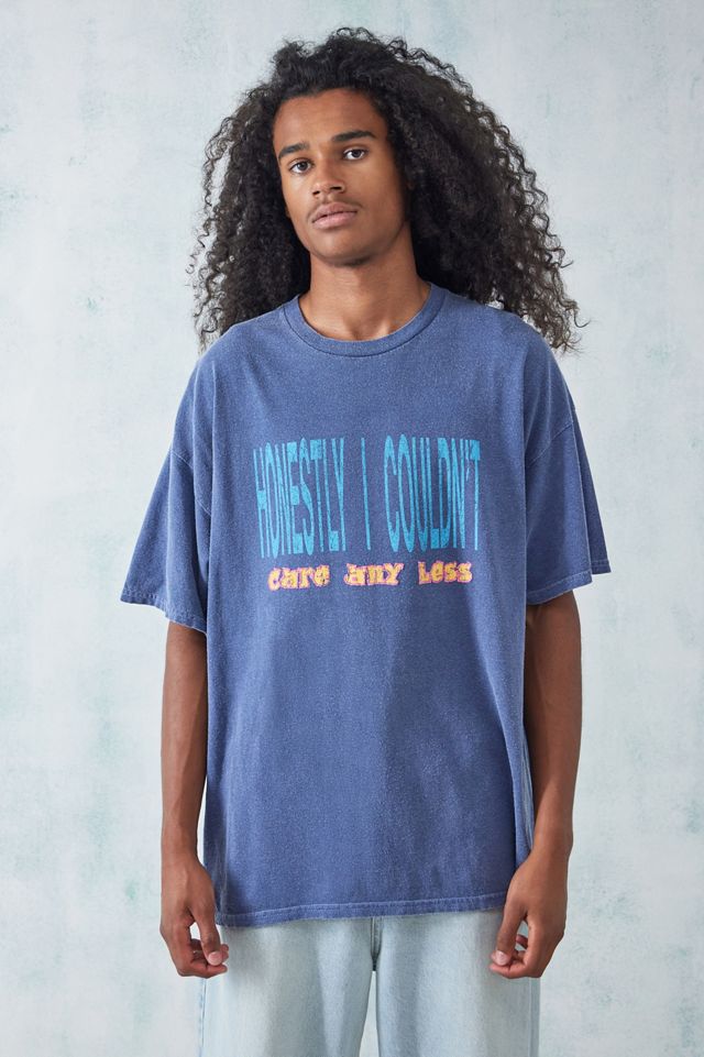 UO Navy Couldn't Care Less T-Shirt  #1