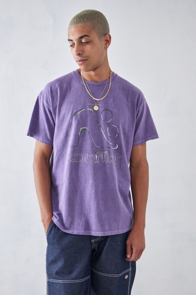 UO Plum Konflict T-Shirt | Urban Outfitters UK