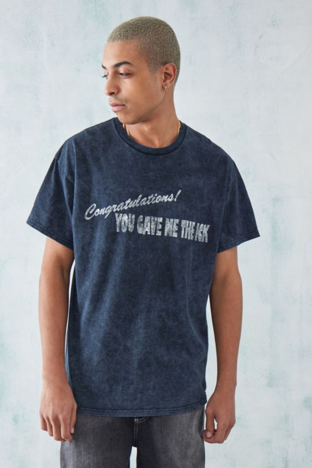 UO Overdyed Black Ick T-Shirt | Urban Outfitters UK