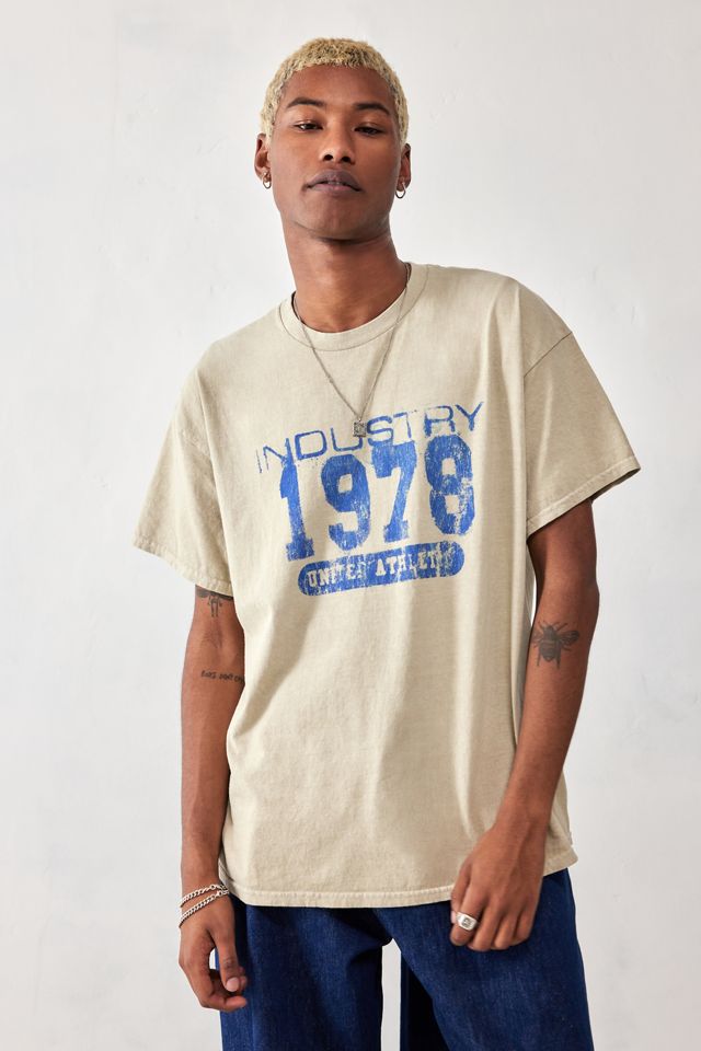 T-shirt UO Ecru Industry 1978 #1